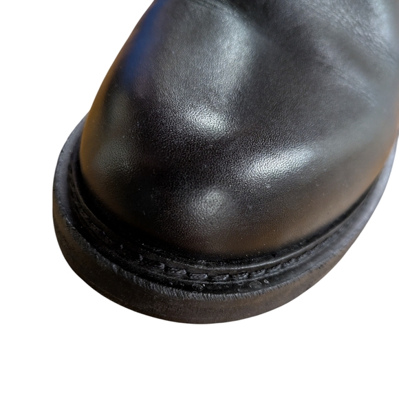 Vintage Foundry Regine Zip Around Black Leather Boots Size 7.5 - Picture 7 of 10